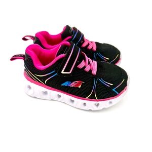 Avia‎ Black and Pink Sneakers with LED Lights